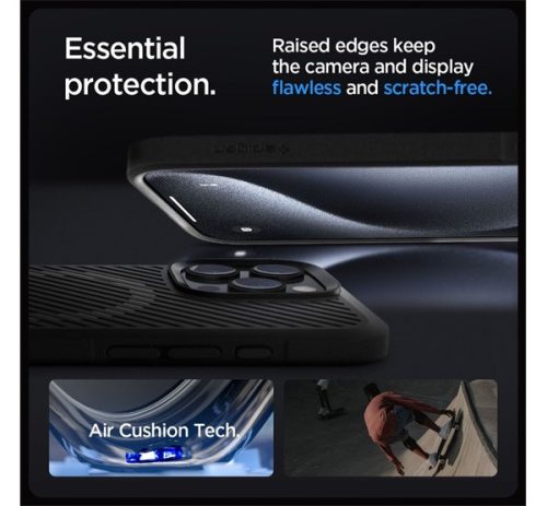 Spigen Core Armor MagFit Apple iPhone 16 Pro Max tok, MagSafe, Matte Black, fekete