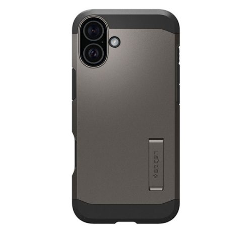 Spigen Tough Armor MagFit Apple iPhone 16 tok, MagSafe, Gunmetal, fekete