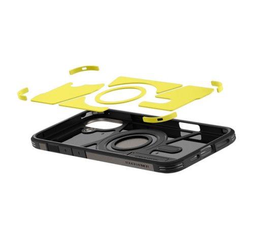 Spigen Tough Armor MagFit Apple iPhone 16 tok, MagSafe, Gunmetal, fekete