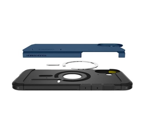 Spigen Tough Armor MagFit Apple iPhone 16 tok, MagSafe, kék