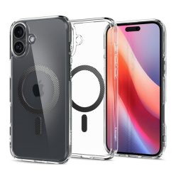   Spigen Ultra Hybrid MagFit Apple iPhone 16 tok, Carbon Fiber MagSafe, fekete