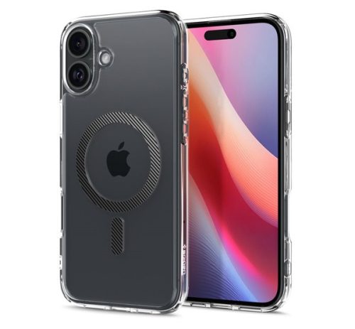 Spigen Ultra Hybrid MagFit Apple iPhone 16 tok, MagSafe, Carbon Fiber, fekete