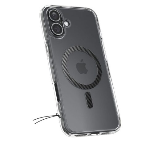 Spigen Ultra Hybrid MagFit Apple iPhone 16 tok, MagSafe, Carbon Fiber, fekete