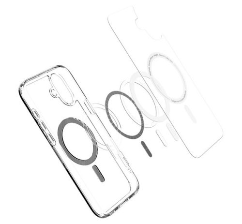 Spigen Ultra Hybrid MagFit Apple iPhone 16 tok, MagSafe, Carbon Fiber, fekete