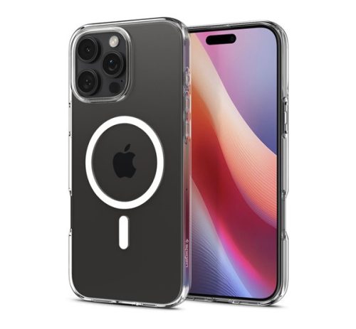 Spigen Liquid Crystal MagFit Apple iPhone 16 Pro tok, MagSafe, Crystal Clear, átlátszó
