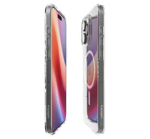 Spigen Liquid Crystal MagFit Apple iPhone 16 Pro tok, MagSafe, Crystal Clear, átlátszó