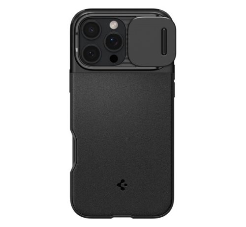 Spigen Optik Armor MagFit Apple iPhone 16 Pro tok, fekete