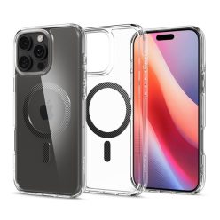   Spigen Ultra Hybrid MagFit Apple iPhone 16 Pro tok, tok, Carbon Fiber MagSafe, fekete