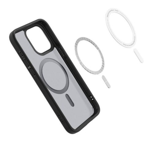 Spigen Ultra Hybrid MagFit Apple iPhone 16 Pro tok, MagSafe, Frost, fekete