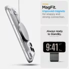 Spigen Ultra Hybrid MagFit Apple iPhone 16 Pro tok, MagSafe, Zero One, fehér