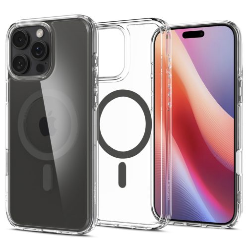 Spigen Ultra Hybrid T MagFit Apple iPhone 16 Pro tok, Graphite MagSafe, szürke