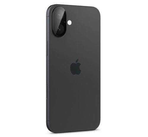 Spigen Glas.tR Optik Apple iPhone 16 Plus / iPhone 16 Tempered kameravédő fólia, fekete (2db)