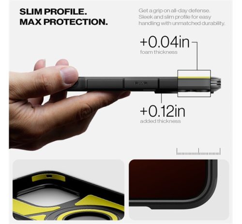 Spigen Tough Armor T MagFit Apple iPhone 16 Pro Max tok, MagSafe, fekete