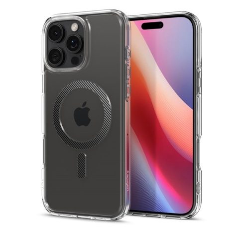 Spigen Ultra Hybrid MagFit Apple iPhone 16 Pro Max tok, MagSafe, Carbon Fiber, fekete
