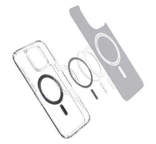 Spigen Ultra Hybrid MagFit Apple iPhone 16 Pro Max tok, MagSafe, Carbon Fiber, fekete