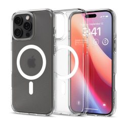   Spigen Ultra Hybrid MagFit Apple iPhone 16 Pro Max tok, Frost Clear tok, MagSafe, átlátszó