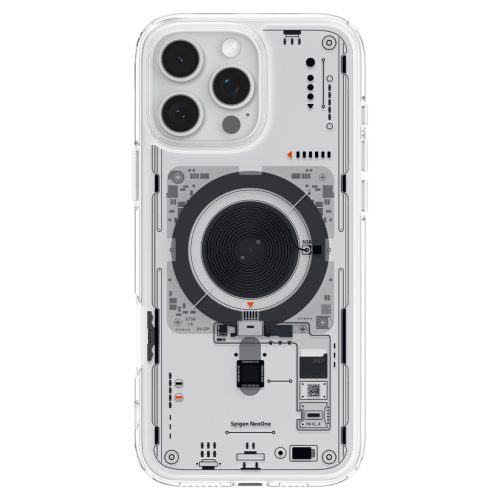 Spigen Ultra Hybrid MagFit Apple iPhone 16 Pro Max tok, Neo One MagSafe, átlátszó