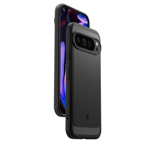Spigen Rugged Armor Google Pixel 9 Pro XL tok, Matte Black, fekete