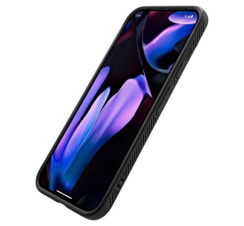 Spigen Rugged Armor Google Pixel 9 Pro XL tok, Matte Black, fekete