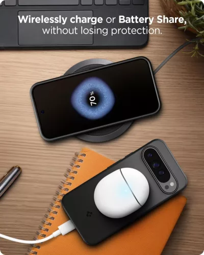 Spigen Thin Fit Google Pixel 9 Pro / Pixel 9 tok, fekete