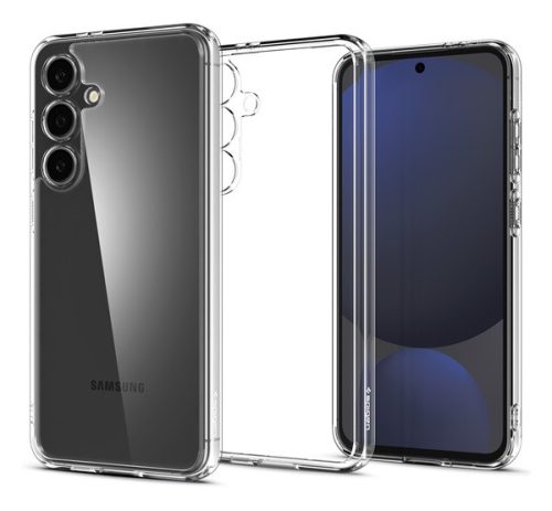 Spigen Ultra Hybrid Samsung Galaxy S24 FE tok, Crystal Clear, átlátszó