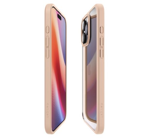 Spigen Ultra Hybrid Apple iPhone 16 Pro tok, Rose Titanium, átlátszó-rozéarany