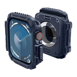   Spigen Rugged Armor Apple Watch 10 (46mm) tok, Navy Blue, kék