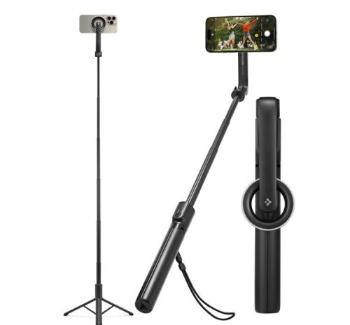 Spigen S580W Tripod állvány Selfie Stick / Selfie bot hosszú verzió, fekete
