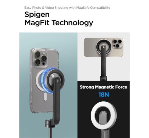 Spigen S580W Tripod állvány Selfie Stick / Selfie bot hosszú verzió, fekete