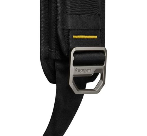 Spigen Klasden KD410 vízálló válltáska kulcstartóval, fekete