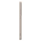 Spigen Silicone Fit MagFit Samsung Galaxy S25 Ultra tok, Natural Titanium, átlátszó