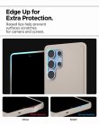 Spigen Silicone Fit MagFit Samsung Galaxy S25 Ultra tok, Natural Titanium, átlátszó