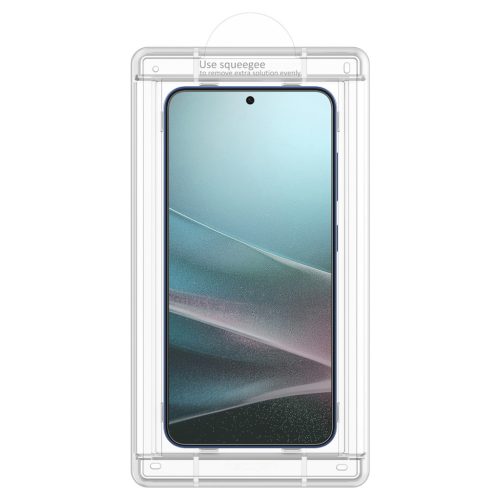 Spigen EliteShield EZ Fit HD Samsung Galaxy S25 Ultra kijelzővédő fólia felhelyező kerettel (1db)