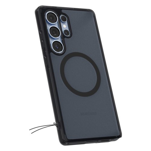 Spigen Ultra Hybrid MagFit Samsung Galaxy S25 Ultra tok, Frost Black, fekete