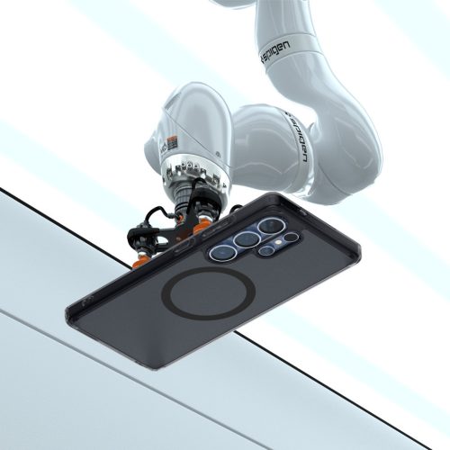 Spigen Ultra Hybrid MagFit Samsung Galaxy S25 Ultra tok, Frost Black, fekete