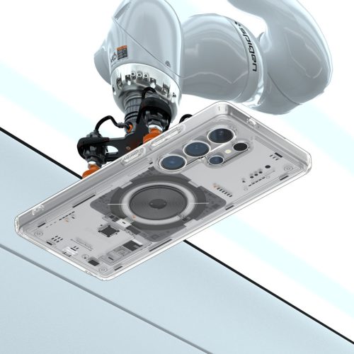 Spigen Ultra Hybrid MagFit Samsung Galaxy S25 Ultra tok, Neo One, átlátszó