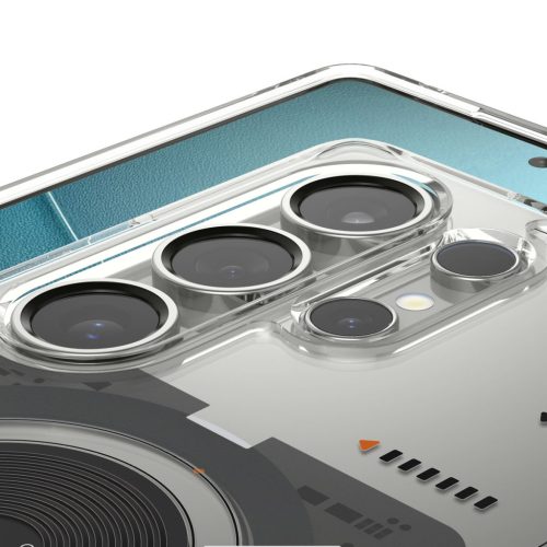 Spigen Ultra Hybrid MagFit Samsung Galaxy S25 Ultra tok, Neo One, átlátszó