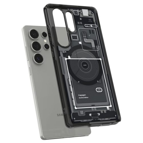 Spigen Ultra Hybrid MagFit Samsung Galaxy S25 Ultra tok, Zero One, fekete