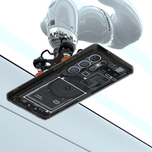 Spigen Ultra Hybrid MagFit Samsung Galaxy S25 Ultra tok, Zero One, fekete