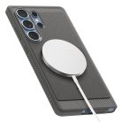 Spigen Rugged Armor MagFit Samsung Galaxy S25 Ultra tok, Marble, szürke