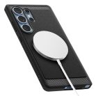 Spigen Rugged Armor MagFit Samsung Galaxy S25 Ultra tok, Matte, fekete