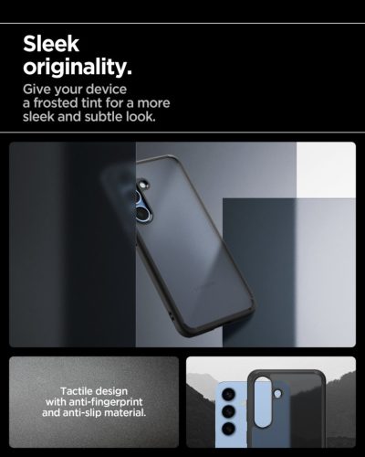 Spigen Ultra Hybrid Samsung Galaxy S25 tok, Frost Black, fekete