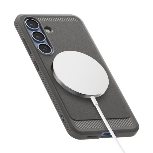 Spigen Rugged Armor MagFit Samsung Galaxy S25 tok, Marble Gray
