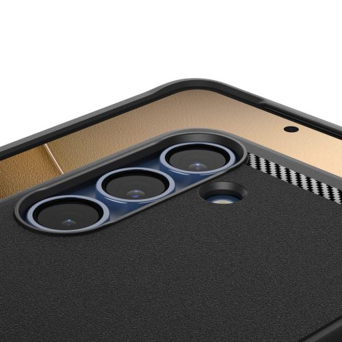 Spigen Rugged Armor MagFit Samsung Galaxy S25 tok, Matte Black, fekete
