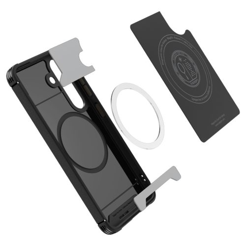 Spigen Core Armor MagFit Samsung Galaxy S25 tok, Matte Black, fekete