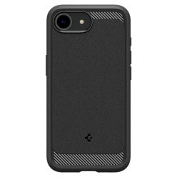   Spigen Rugged Armor MagFit Apple iPhone 16e MagSafe tok, matt fekete