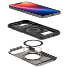 Spigen Slim Armor MagFit Apple iPhone 16e MagSafe tok, Gunmetal, szürke