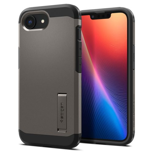 Spigen Tough Armor MagFit Apple iPhone 16e tok, MagSafe, Gunmetal, szürke