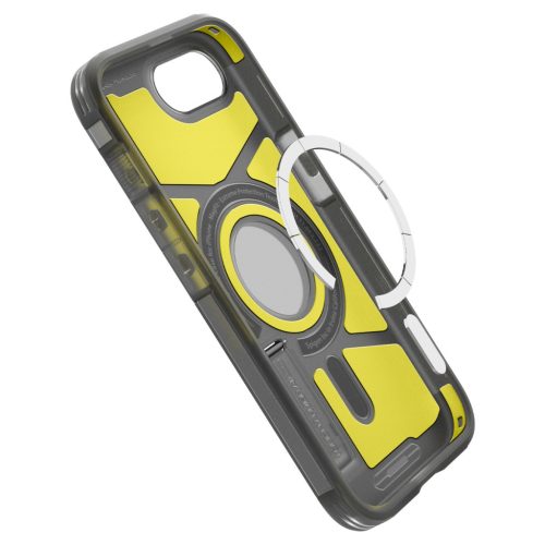 Spigen Tough Armor MagFit Apple iPhone 16e tok, MagSafe, Frost Black, fekete