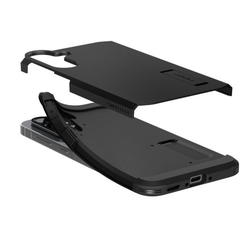 Spigen Tough Armor Samsung Galaxy A56 hátlap tok, fekete